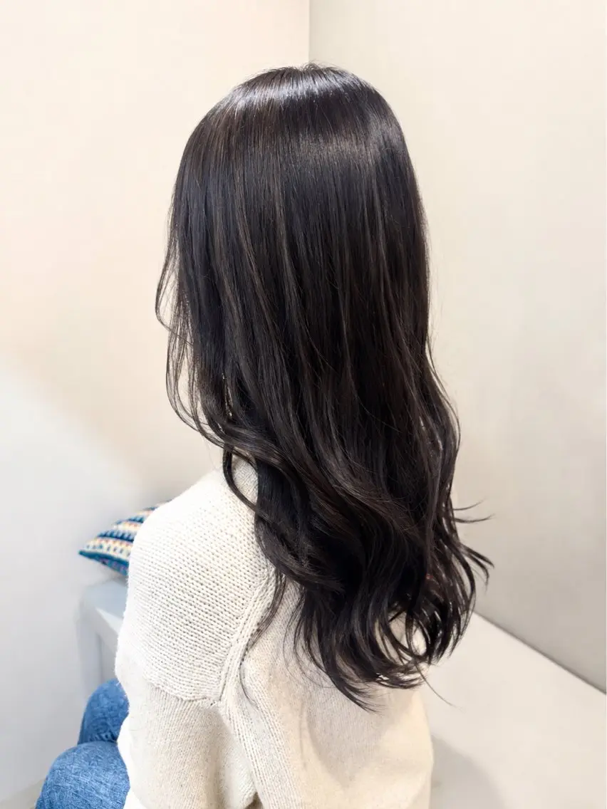 ロング ヘアカラー トリートメント メンズパーマ ほしのはすみのヘアスタイル