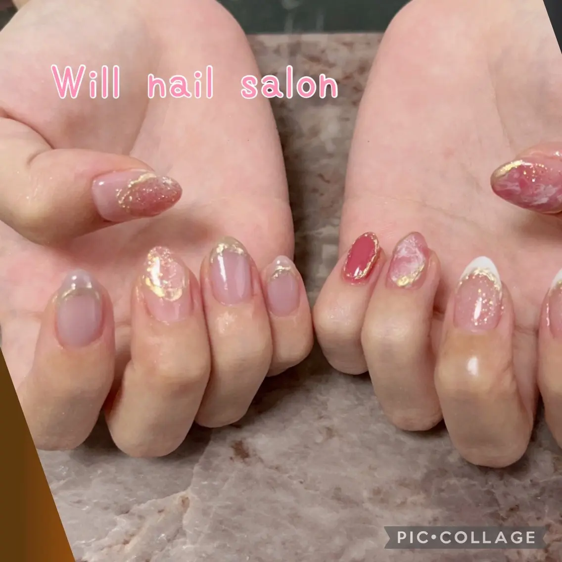 ネイル 持ち込み ニュアンスネイル Will nail salonのネイルデザイン