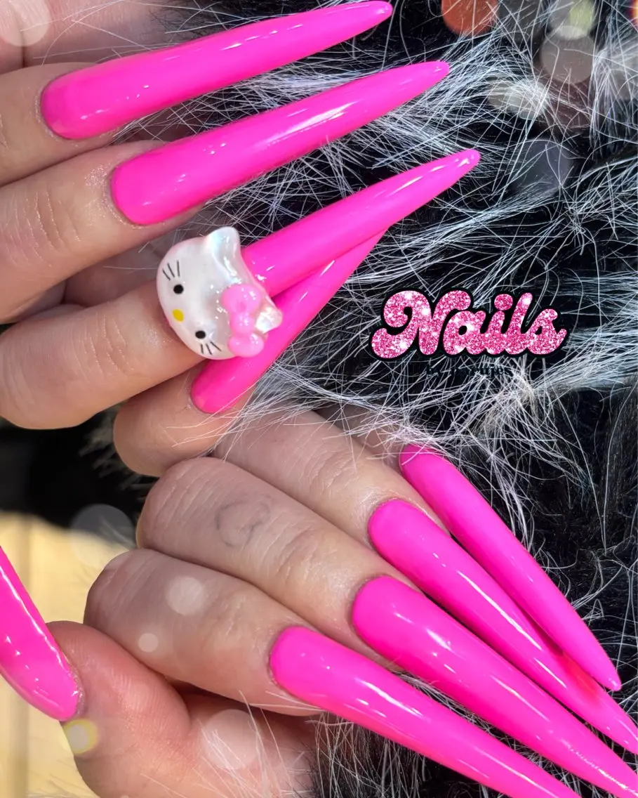 ネイル ロングネイル ギャルネイル🧸💖 narujesのネイルデザイン