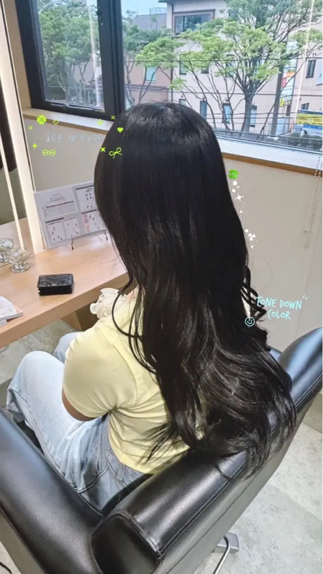 カラー りお🎀暖色🩰カラ ーモデル募集中のヘアスタイル