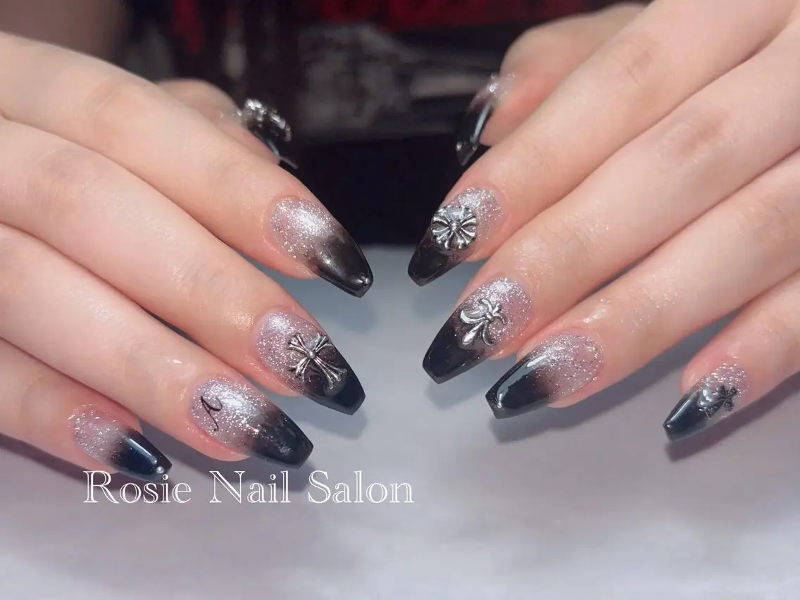 カラー ハンドネイル Rosie Nail サロン南越谷のネイルデザイン