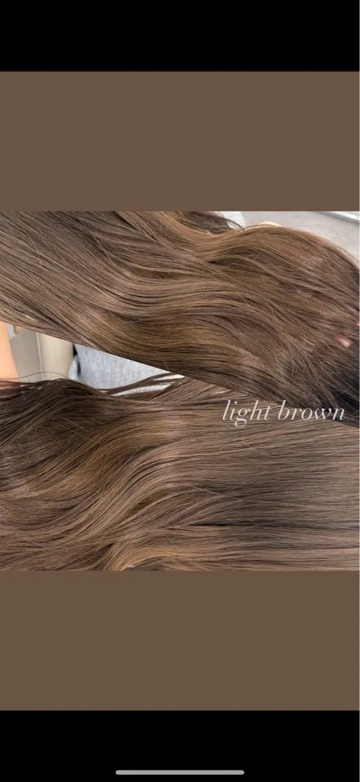 ロング カラー ブラウンカラー ナチュラルブラウン ヘアカラー トリートメント kato himariのヘアスタイル