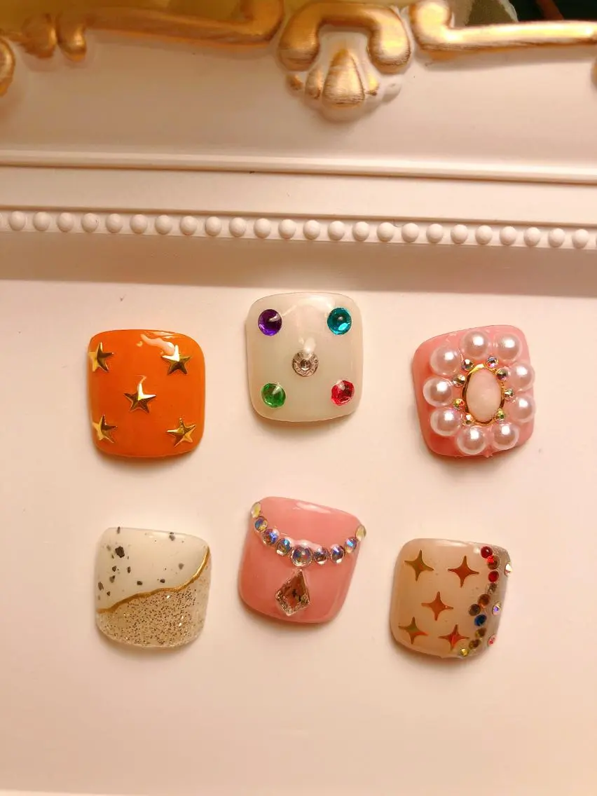 フット持ち込みデザインアート放題🍀オフなし🍀フットバス➕ドライケア込みの写真