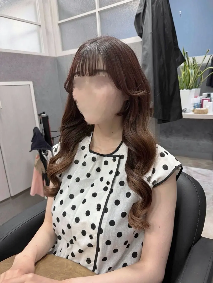 ロング ヘアアレンジ ヨシンモリ 韓国風ヘア ヘアセット 加藤 あおいのヘアスタイル