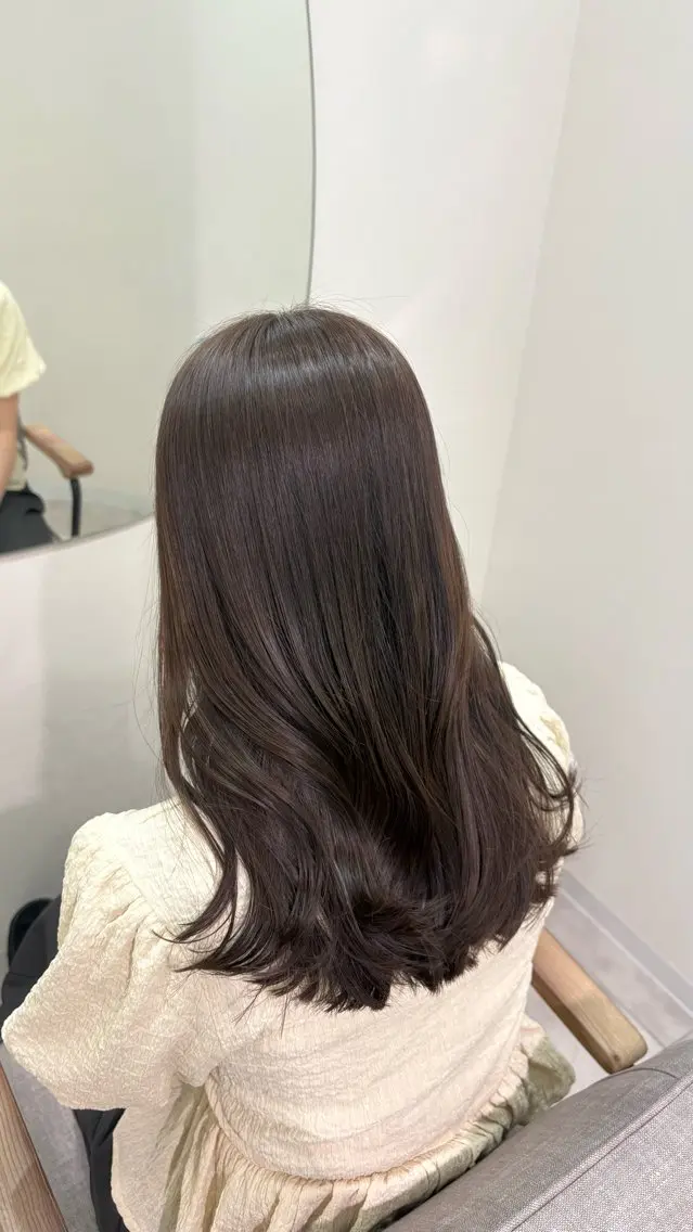 セミロング ヘアカラー newi広島/ Ririのヘアスタイル