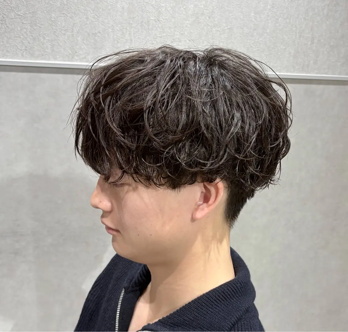 ショート パーマ メンズ 【メンズ特化】 池田大成✂︎のヘアスタイル