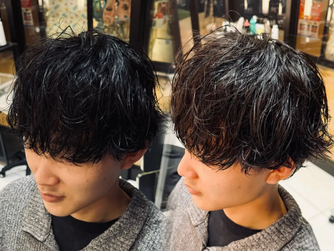 パーマ メンズ カット パーマ パーマ/ メンズ特化/田中海斗のヘアスタイル