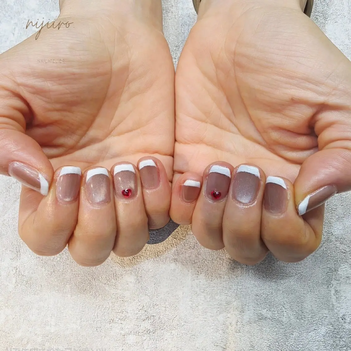 ネイル ハンドネイル nijiiro🌈 サトウのネイルデザイン
