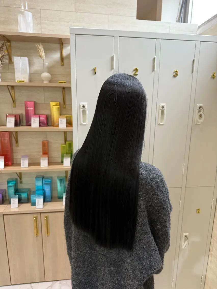 【クセが気になる方へ】Premium艶髪ストレート(縮毛矯正)+カット¥16900の写真