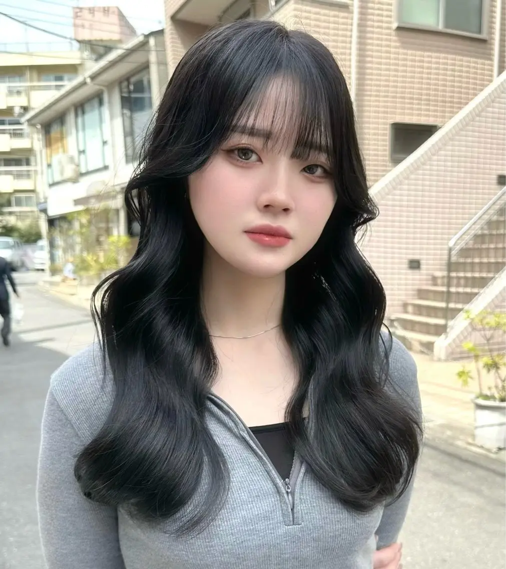 ロング カラー ヘアカラー トリートメント ヘッドスパ 韓国系レイヤー特化 hiroのヘアスタイル