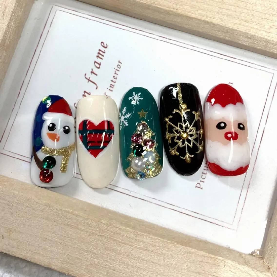 ネイル 冬ネイル クリスマス ユキコ ネイルのネイルデザイン