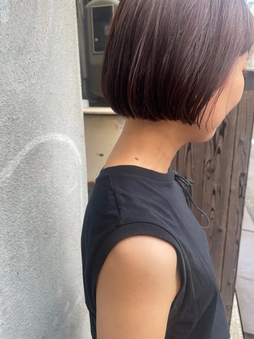 ショート カット ヘアカラー トリートメント ayane⭐️ボブ・ ショート・パーマのヘアスタイル