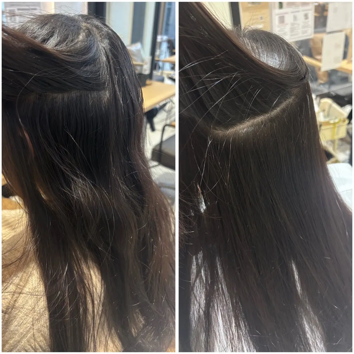 ロング 縮毛矯正 konomi✧︎*。 ／暖色カラー🍒‎のヘアスタイル
