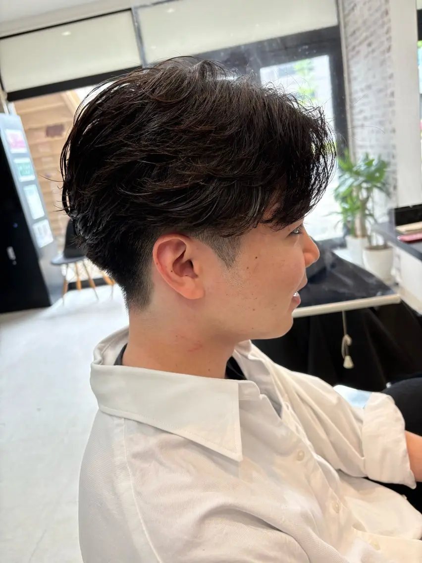 ショート カット パーマ 美容室シャルム⭐️ 清水 勇希🩷のヘアスタイル