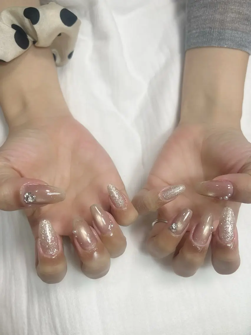 ネイル ハンドネイル 🎀TIARA arisa🫧岐阜のネイルデザイン