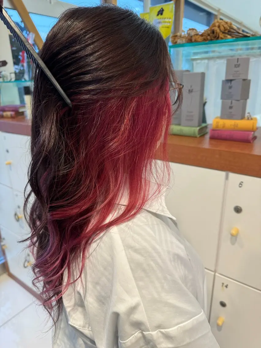 セミロング 日置 大智のヘアスタイル