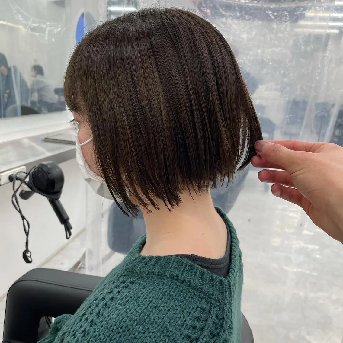 ミディアム カラー ヘアアレンジ カット ヘアカラー トリートメント 縮毛矯正/髪質改善/ ブリーチ毛/木元渓太のヘアスタイル