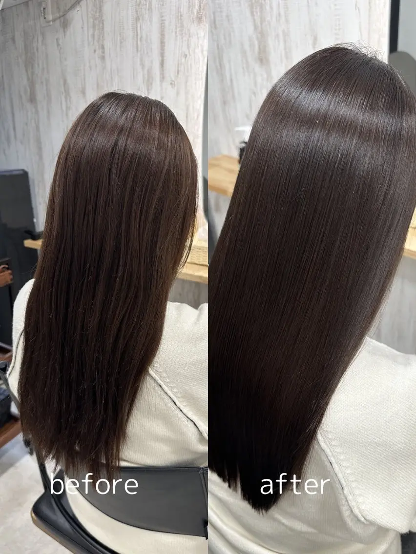 ロング カラー カット ヘアカラー トリートメント 鈴木 悠平のヘアスタイル