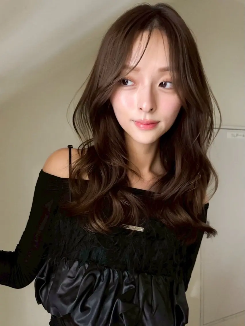セミロング カラー ヘアアレンジ カット ヘアカラー ボブ/縮毛矯正/美髪 似合わせ/透明感カラのヘアスタイル