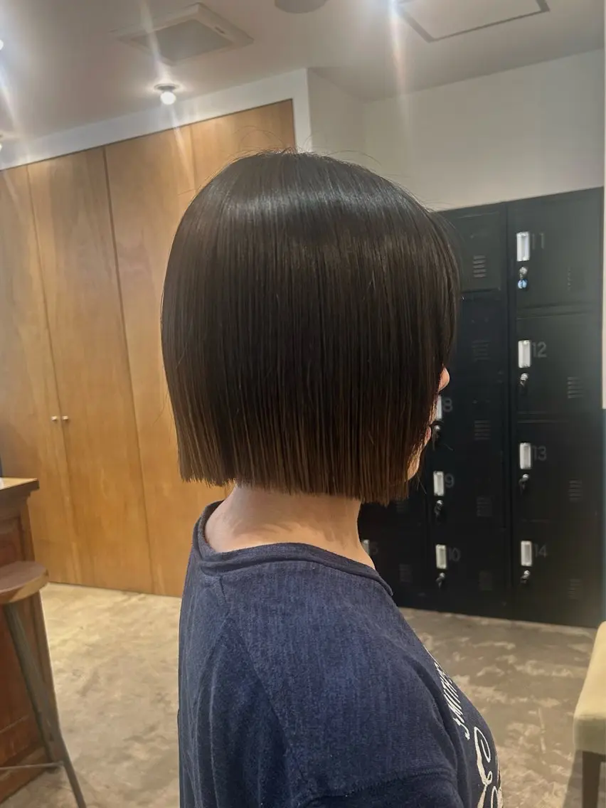 ミディアム ボブ 大川 麻尋のヘアスタイル