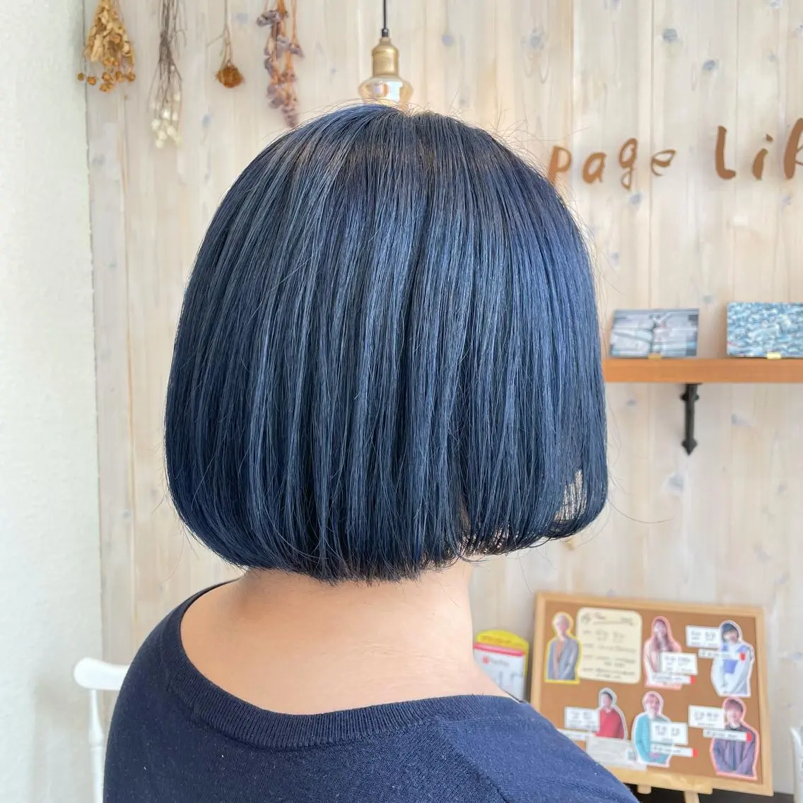 ショート カラー ブリーチ ブルーカラー 透明感カラー/ 寺田千雅子のヘアスタイル