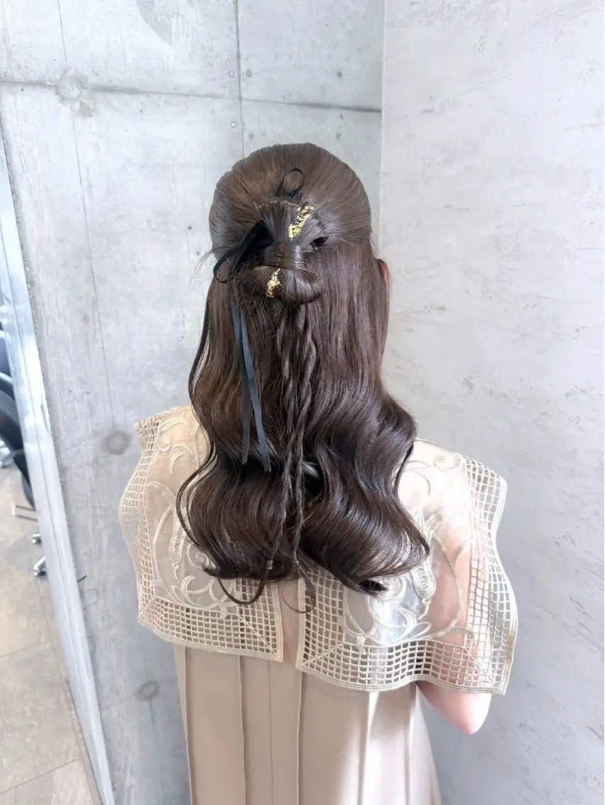ヘアアレンジ ヘアセット 🎀ヘアセット/艶髪 /はやしほのか🎀のヘアスタイル