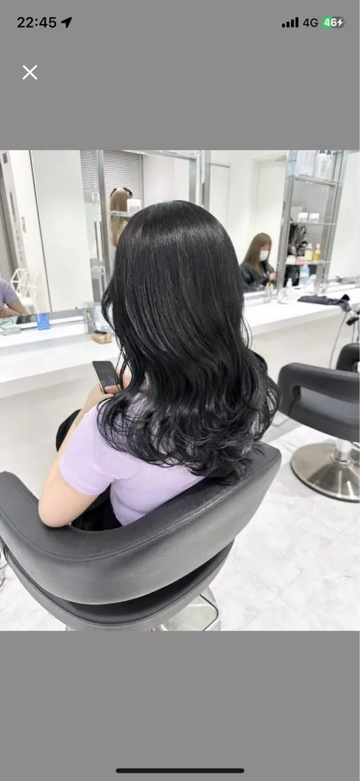 セミロング カラー パーマ ヘアアレンジ 透明感ブリーチカラー 🌈TOMOHIROのヘアスタイル