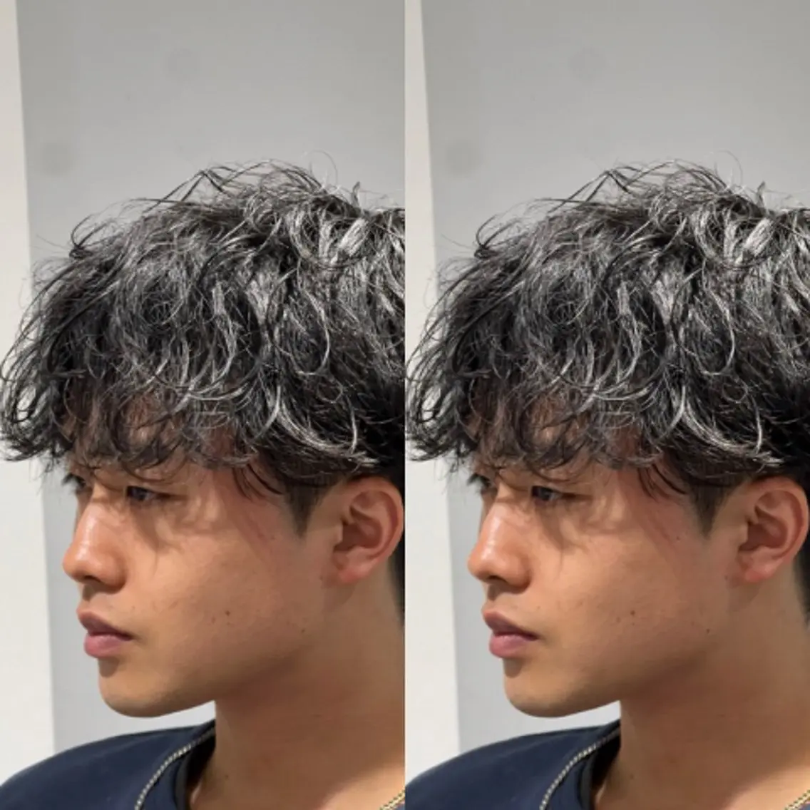 パーマ メンズ メンズパーマ カット パーマ ulus kobe 藤枝大地のヘアスタイル