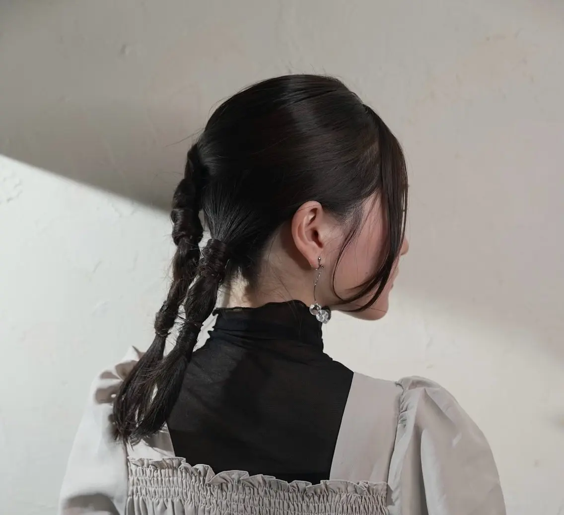 セミロング ヘアアレンジ 木村 真奈のヘアスタイル