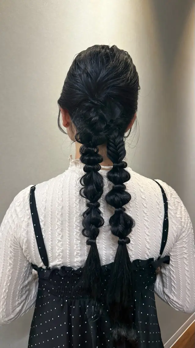 U24 イベント前におすすめ似合わせヘアセット🎀 ミニモ学割"アレンジクーポン🫶🏻🤍"の写真