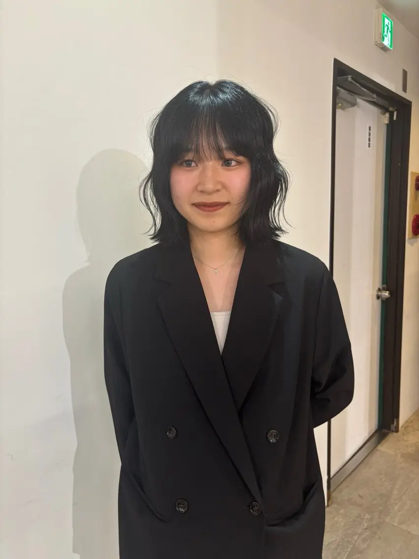 ショート ヘアアレンジ 外ハネヘア ボブ 暖色カラー /rinkaのヘアスタイル