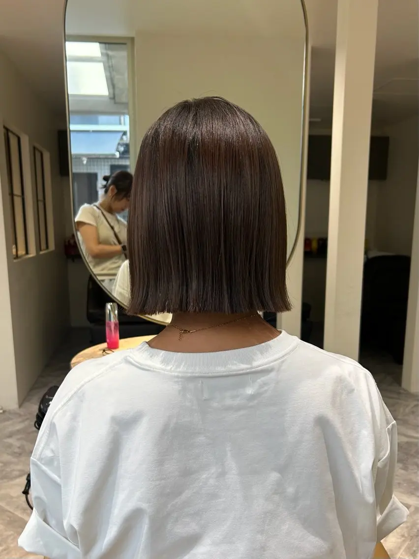 ショート ボブ カット トリートメント lomalia moekaのヘアスタイル