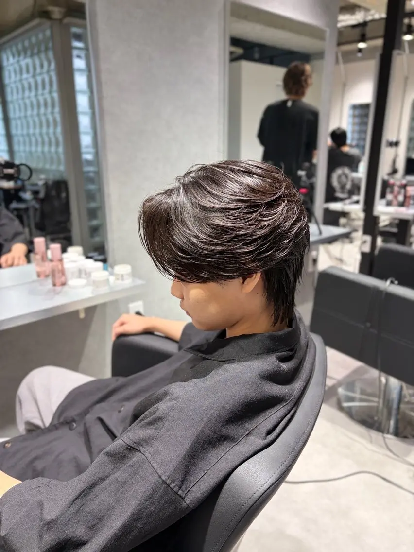 メンズ カット 縮毛矯正 曲がる縮毛矯正専門 /森隆之介のヘアスタイル