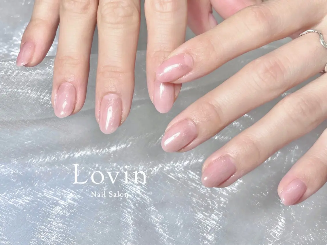 ネイル ジェルネイル ラメ(グリッター) 大理石ネイル(マーブル) オフィスネイル ワンカラーネイル k-two nailのネイルデザイン