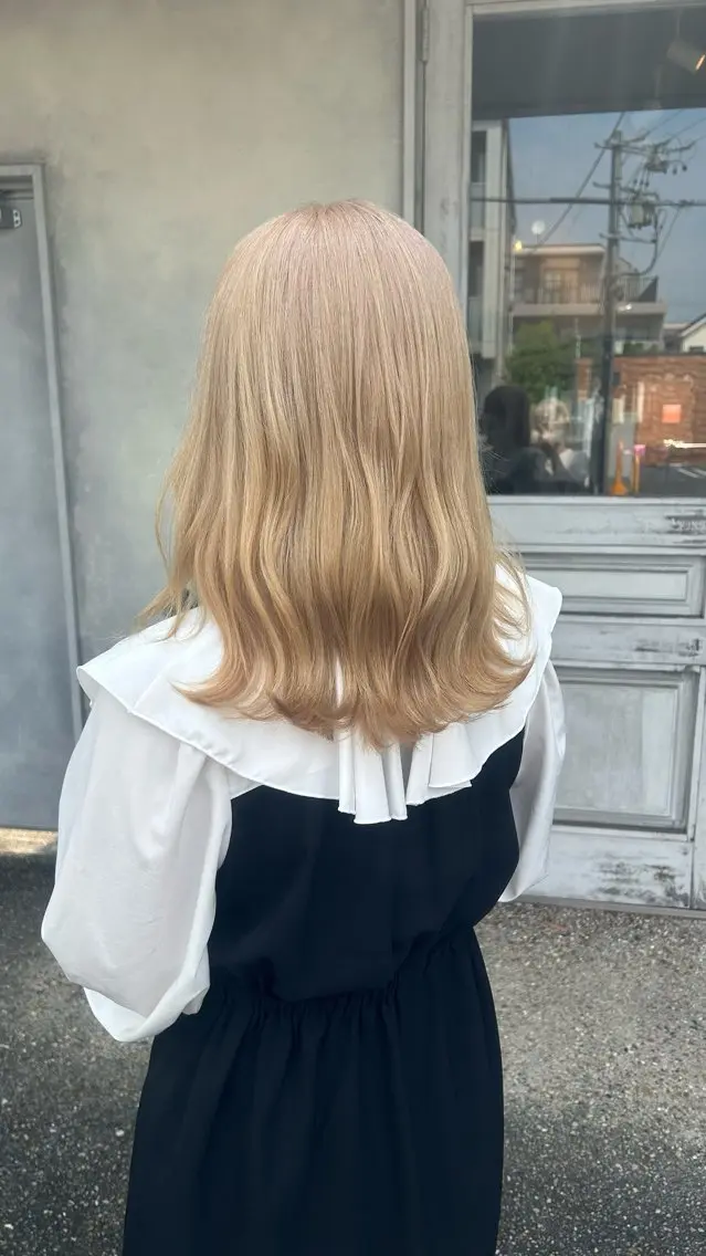 セミロング ヘアカラー 🦭☪️Azumi 縮毛矯正☪️🦭のヘアスタイル