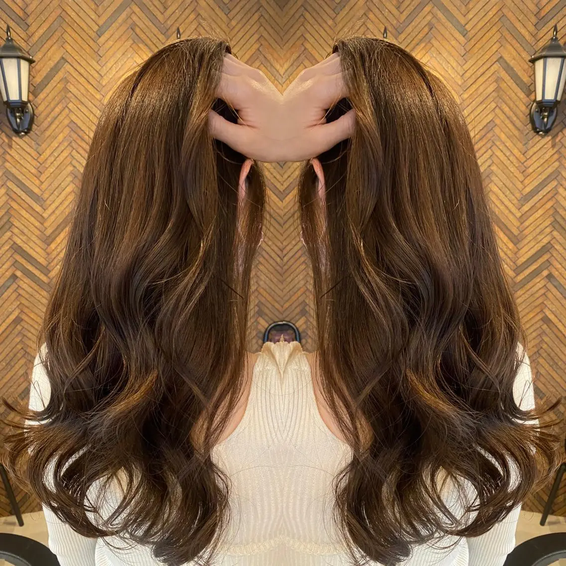 ロング カラー tocca 💜石田愛結💜のヘアスタイル