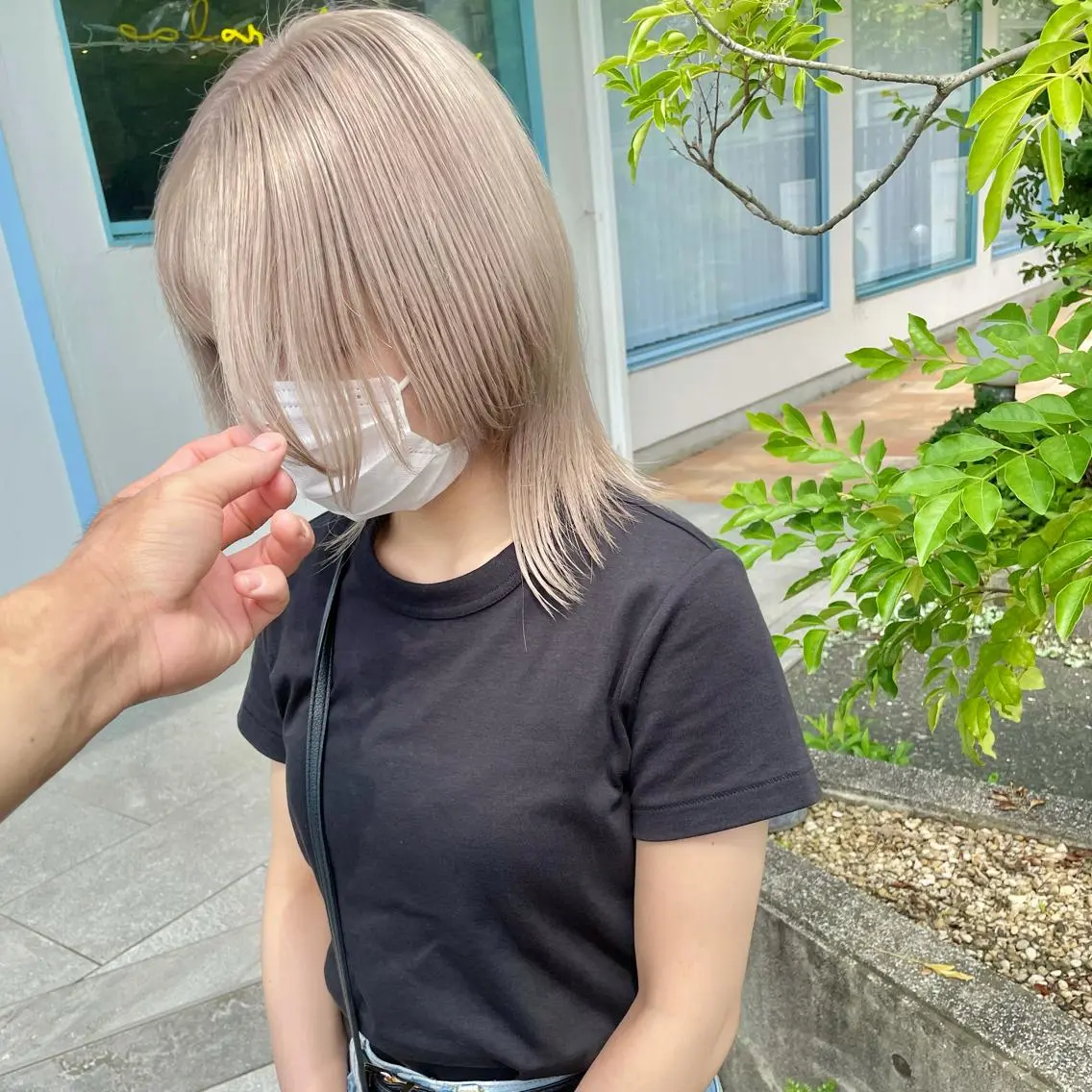 ミディアム ヘアカラー トリートメント Lit.豊橋 夏目のヘアスタイル