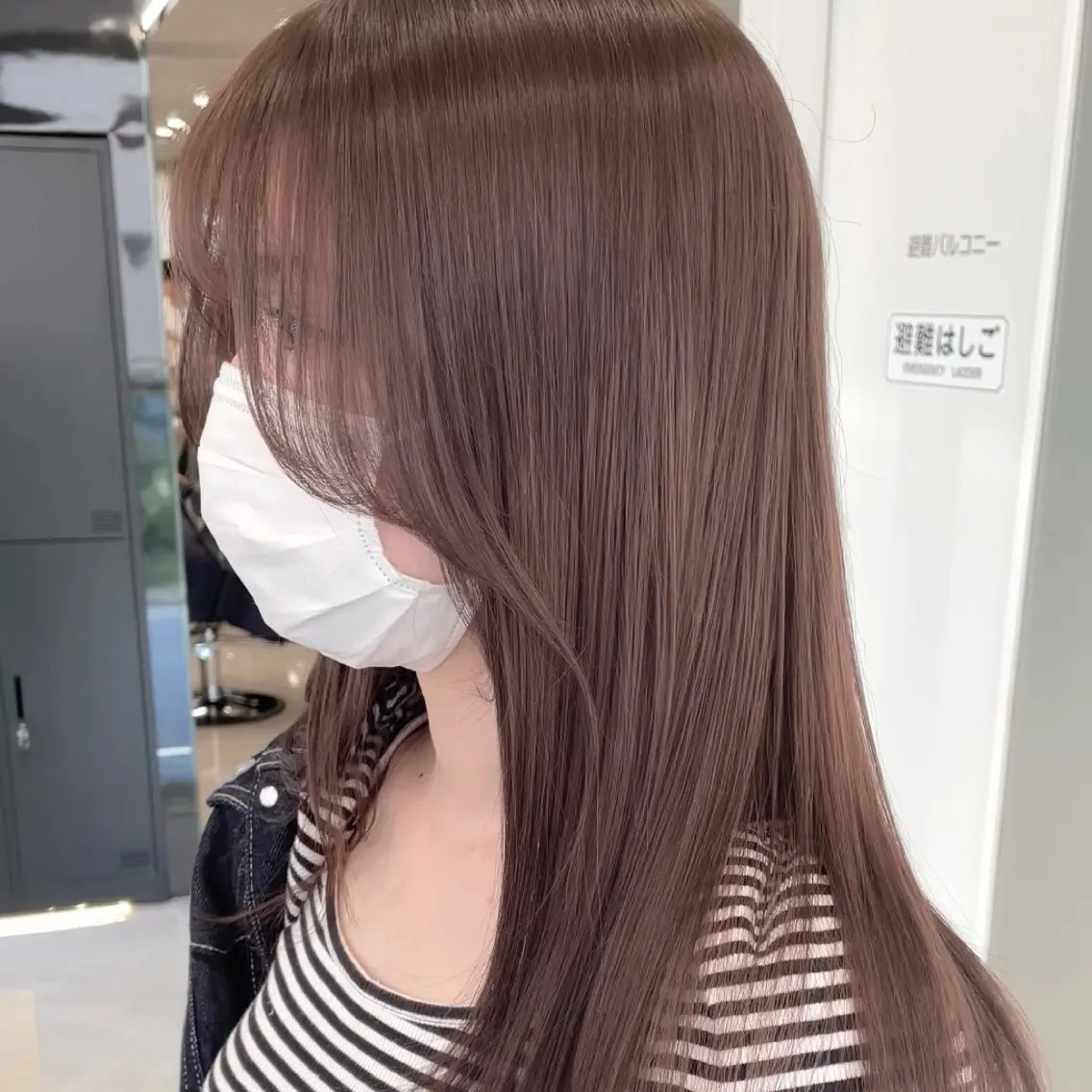 ロング カラー カット ヘアカラー トリートメント 新宿/顔周りカット/ レイヤー/がっきーのヘアスタイル