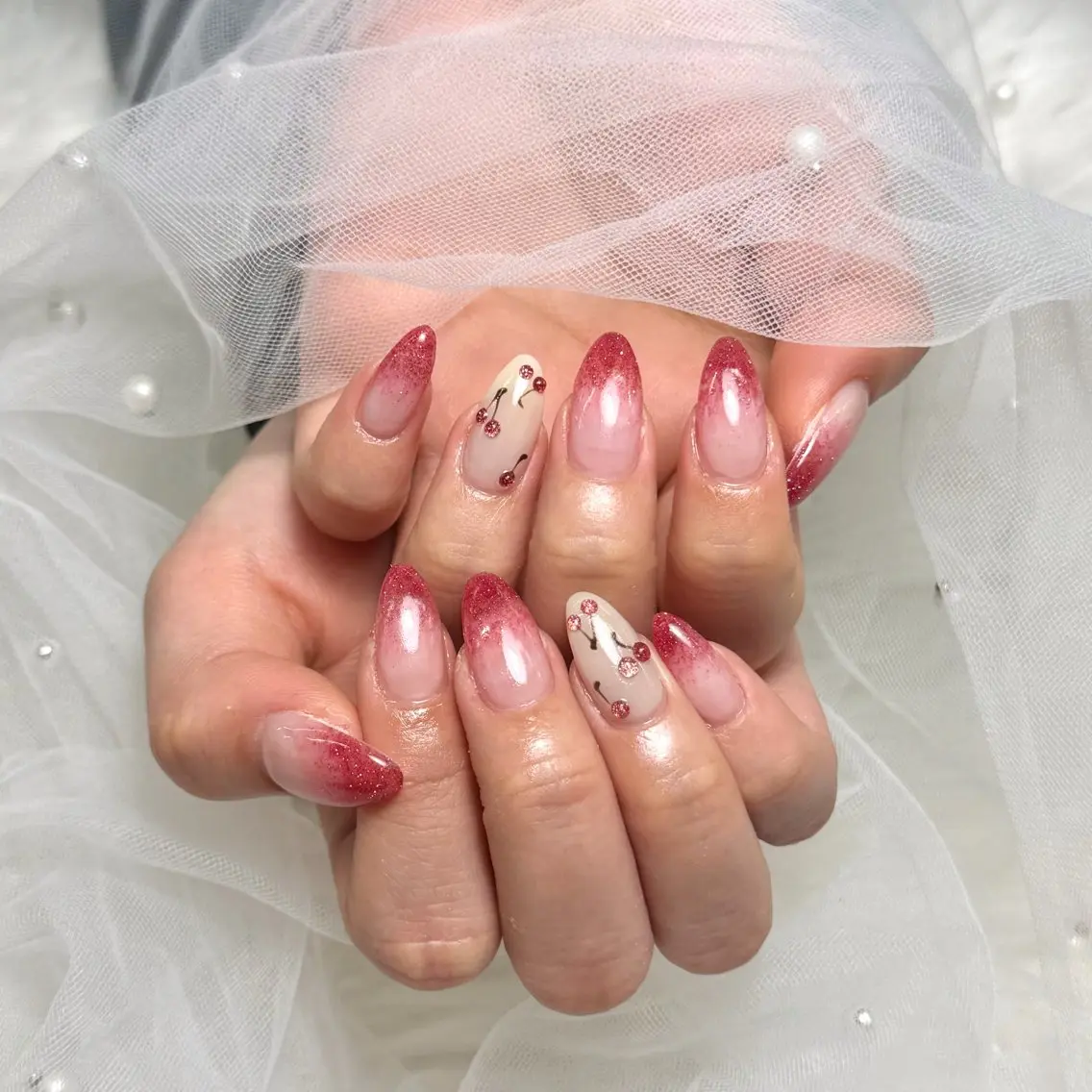 ネイル ハンドネイル SAKURA momo京橋のネイルデザイン