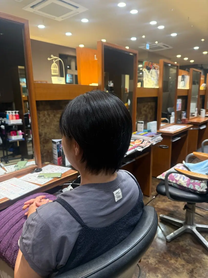 ショート カラー カット ヘアカラー キクチ マナのヘアスタイル