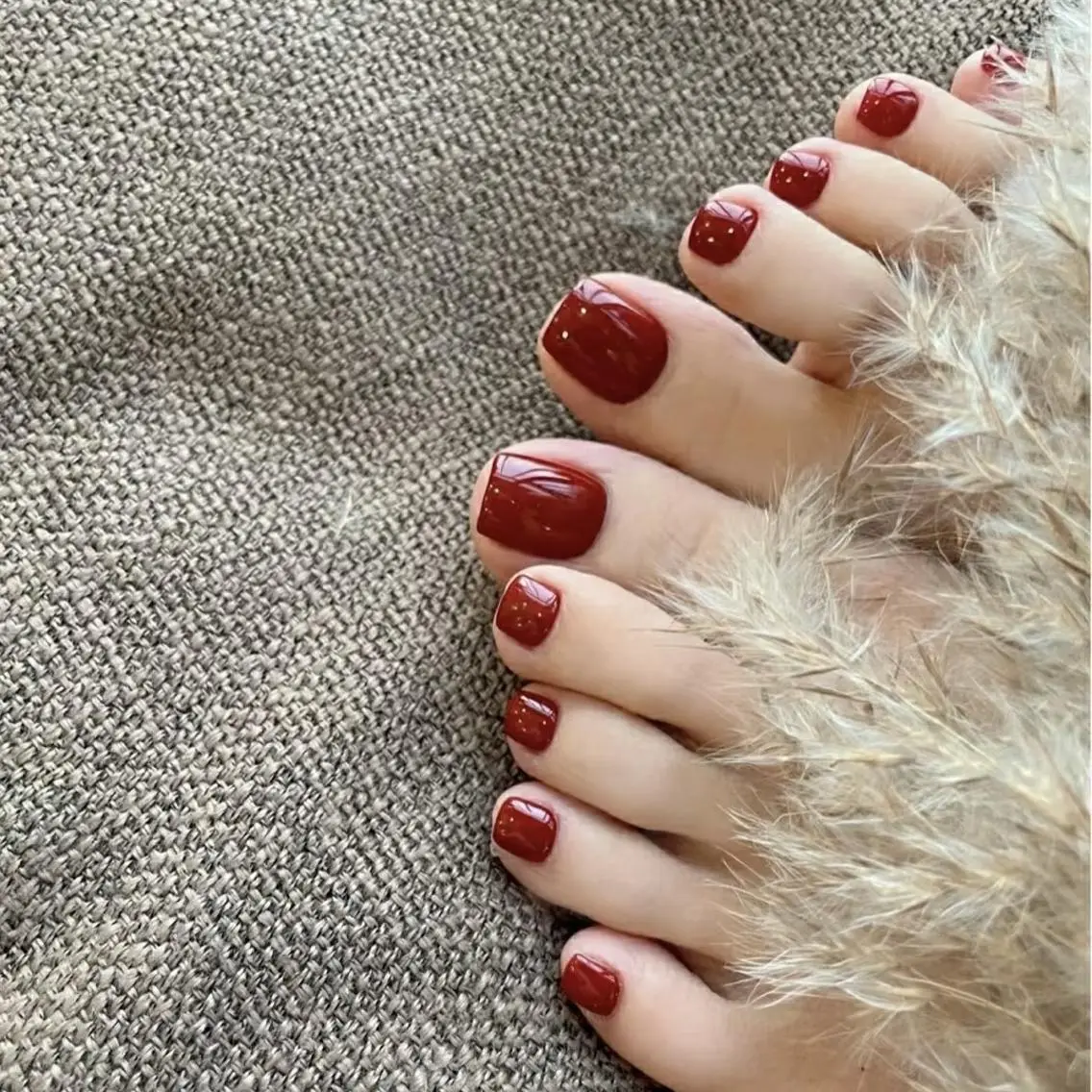 👣フット・ワンカラーorラメグラ★オフなしの写真
