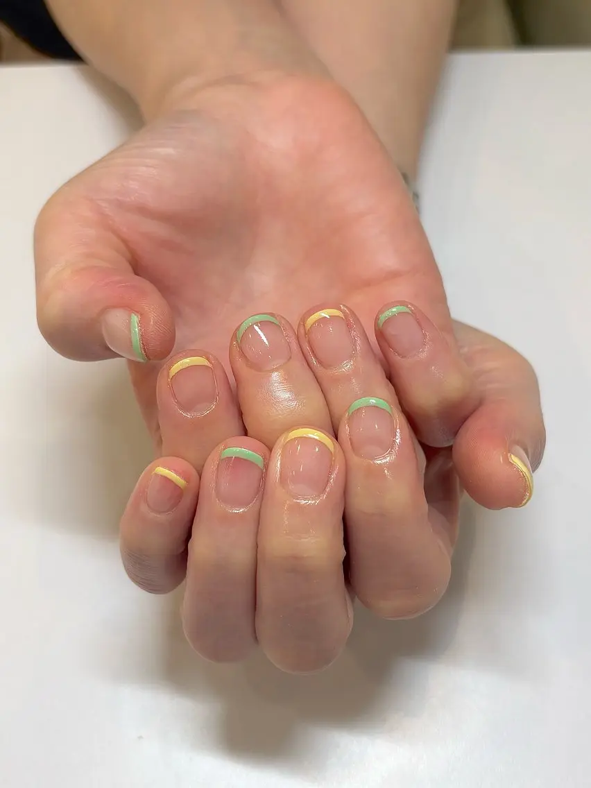 ネイル フレンチネイル 木田 藍莉Tink円山店のネイルデザイン