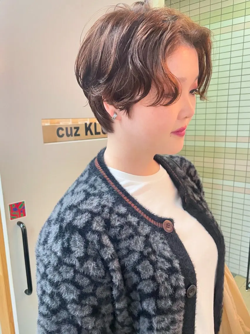 ショート パーマ カット パーマ ウルフ/レイヤー shinoのヘアスタイル