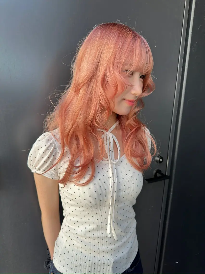 カラー ピンクカラー DEAN 栄店のヘアスタイル