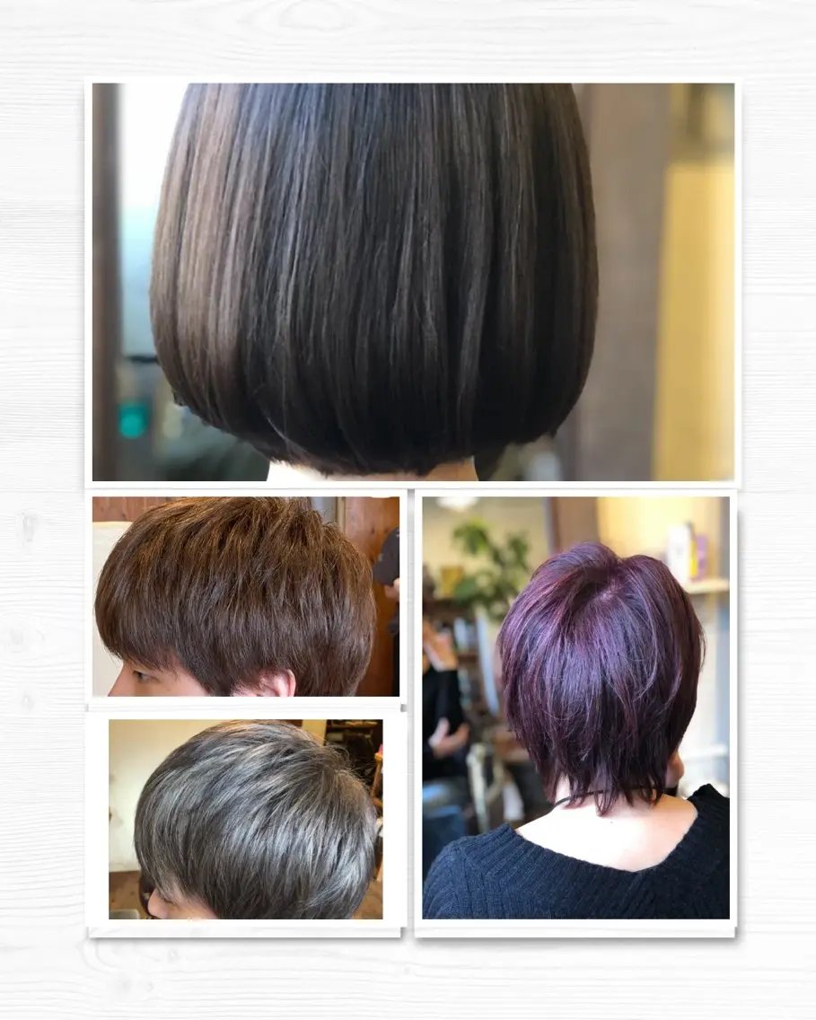 ショート カラー イルミナカラー カット ヘアカラー トリートメント 田井中 雅和のヘアスタイル