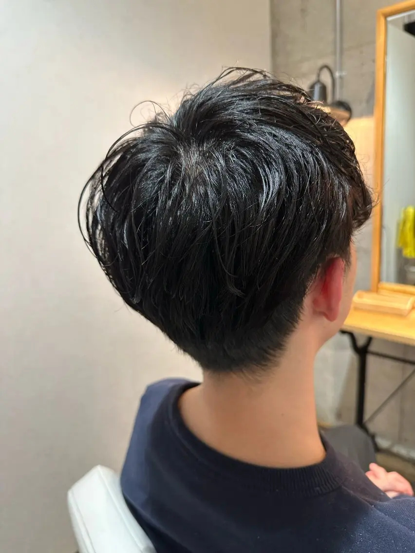 ショート メンズパーマ/四條畷 /忍ヶ丘駅/中川凌太のヘアスタイル