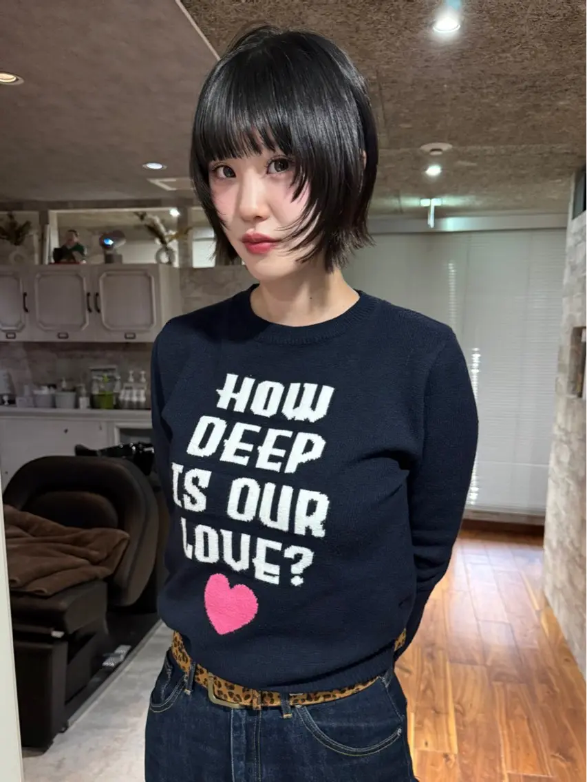 ショート カラー カット ヘアカラー トリートメント mai / linoah˚✧のヘアスタイル