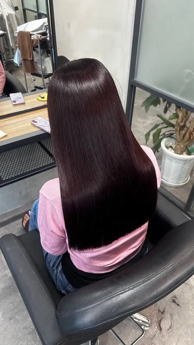 ロング カラー ブリーチ ケアブリーチ ハイトーンカラー 顔まわりレイヤー 髪質改善 カット ヘアカラー 縮毛矯正 トリートメント 髪質改善×縮毛矯正 taichi副店長のヘアスタイル
