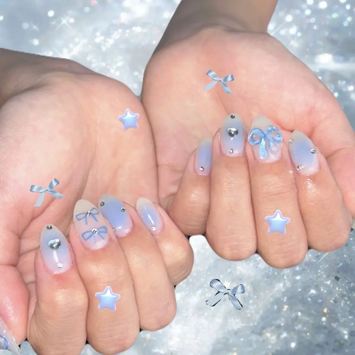 ネイル ハンドネイル フットネイル FUKA.⋆𝜗𝜚 /ゴテゴテ/カワイイのネイルデザイン