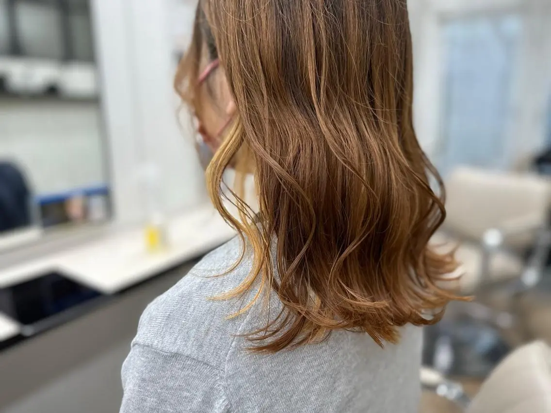 セミロング カラー 似合わせスタイル 🌟神谷ヨシタカのヘアスタイル